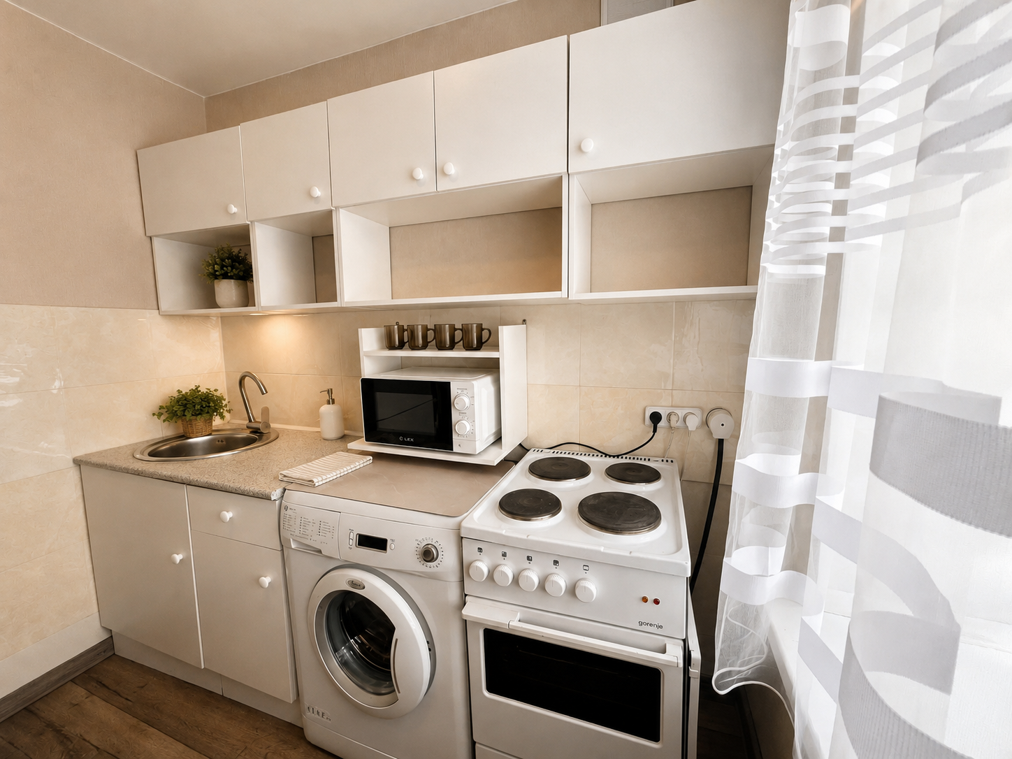 1-к. квартира, 35 м², 2 кровати