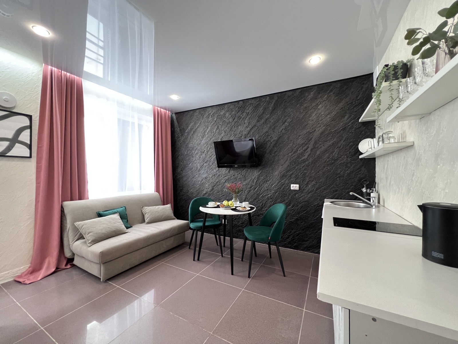 Family apartments by the river