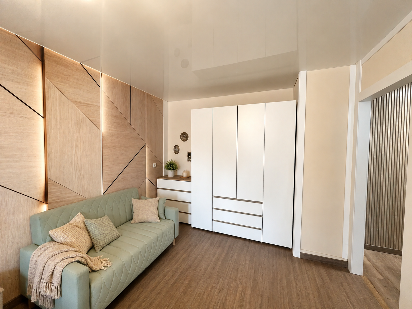 1-к. квартира, 35 м², 2 кровати