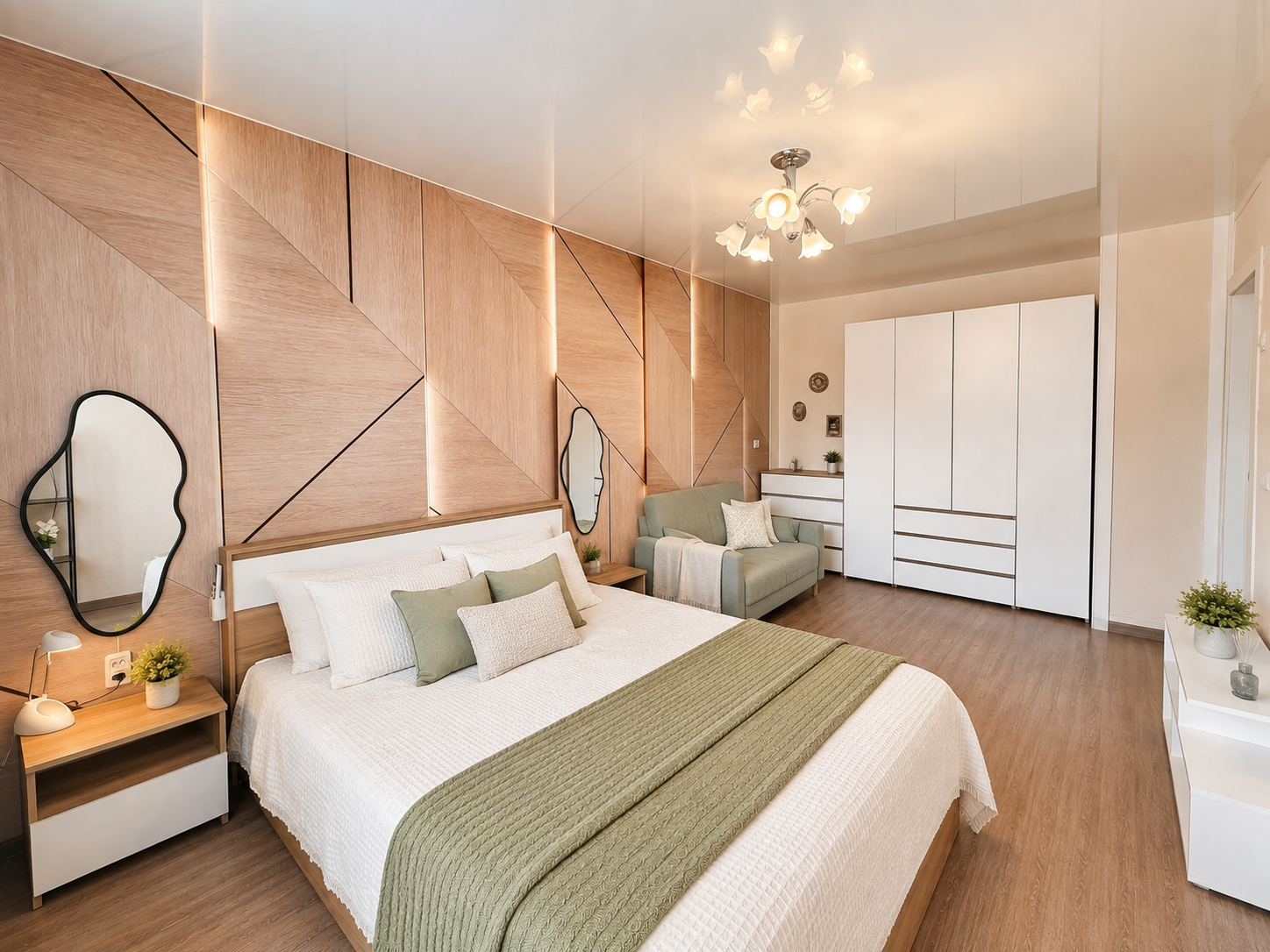 1-к. квартира, 35 м², 2 кровати