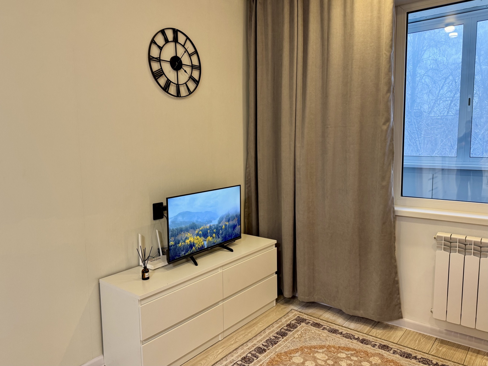 Светлая современная 1-комнатная квартира • 40 м² • До 4 гостей