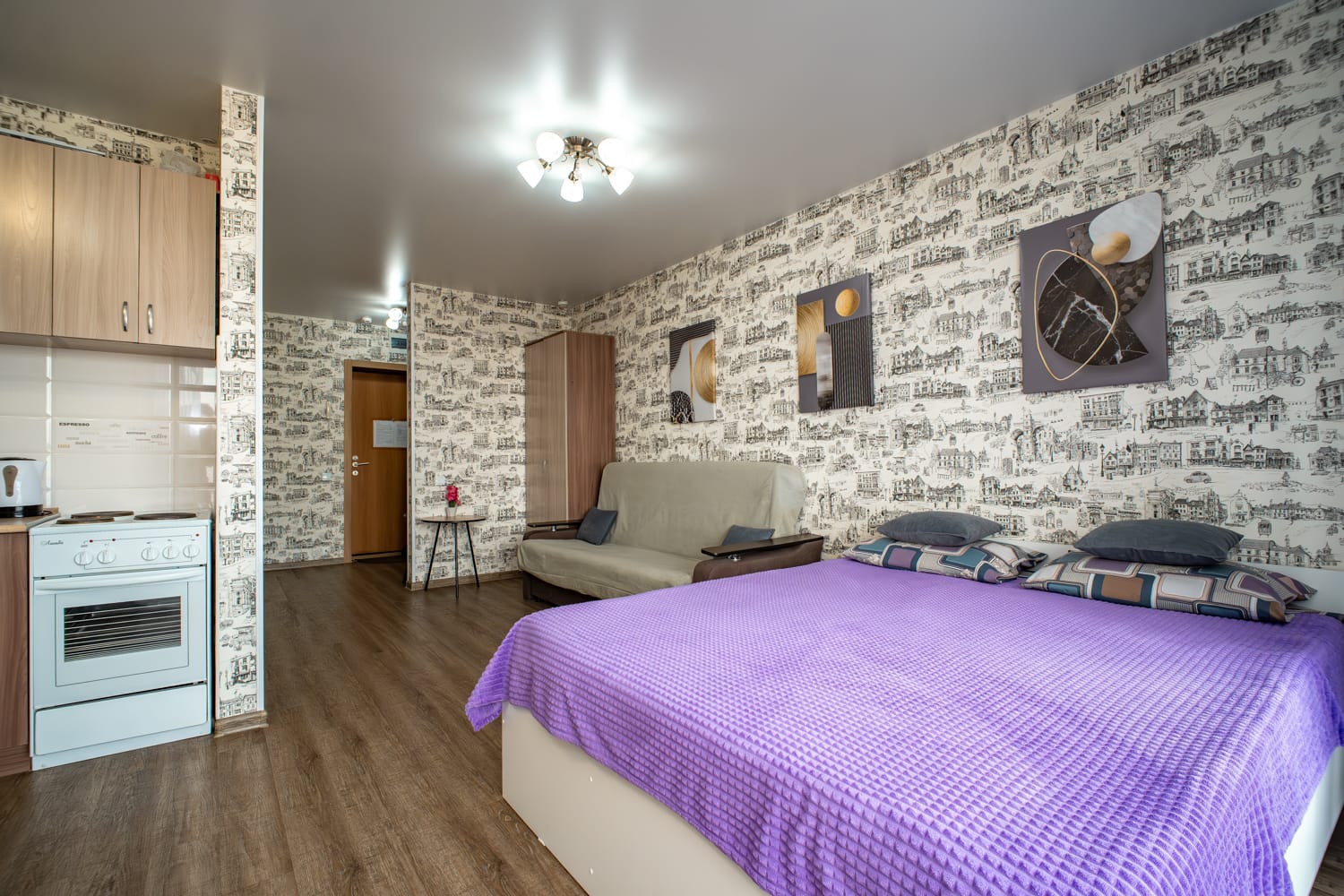 ???? Новая просторная студия 38 м² с панорамным видом! 3 минуты до метро Маркса и Студенческая ????