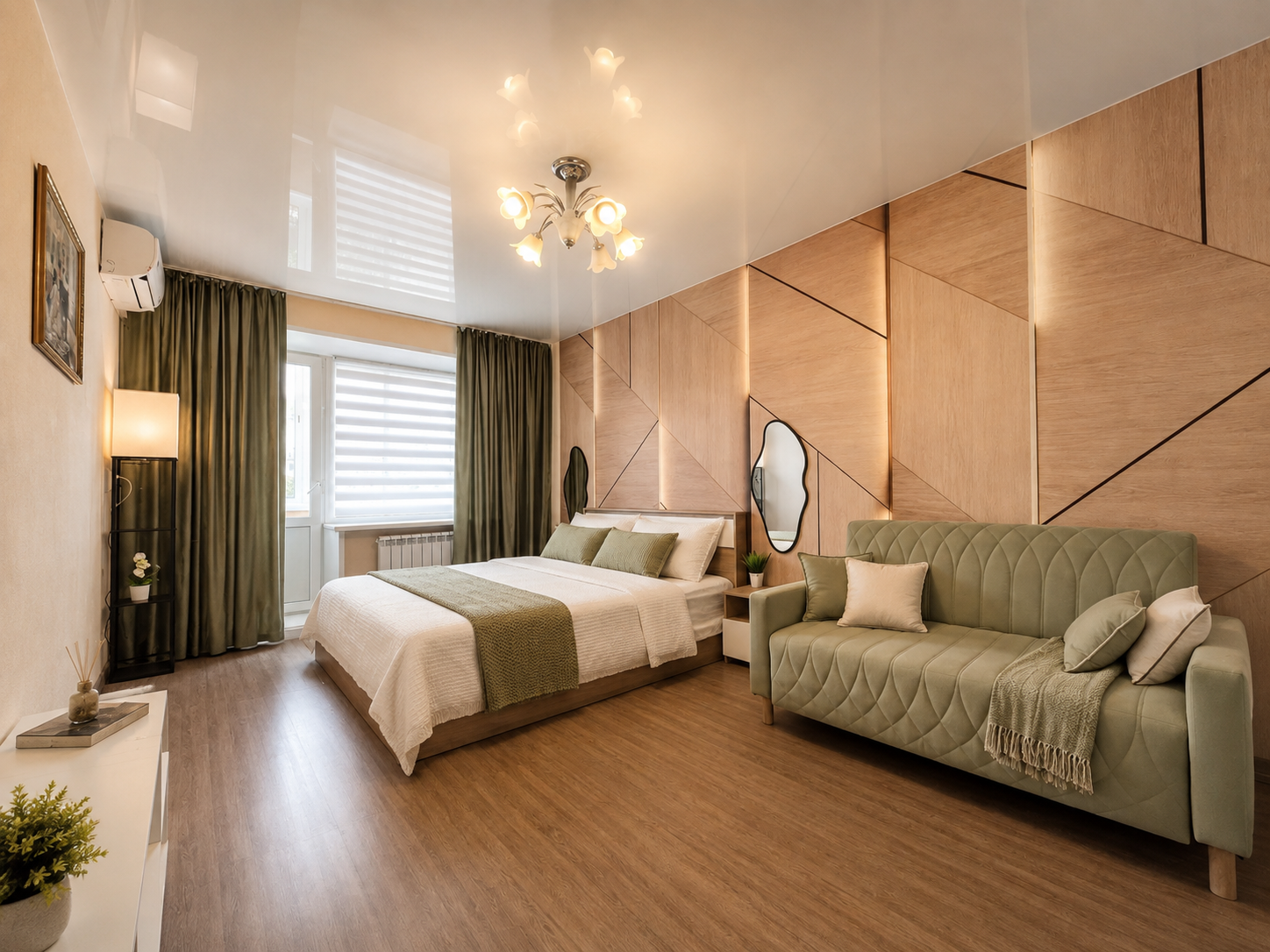 1-к. квартира, 35 м², 2 кровати