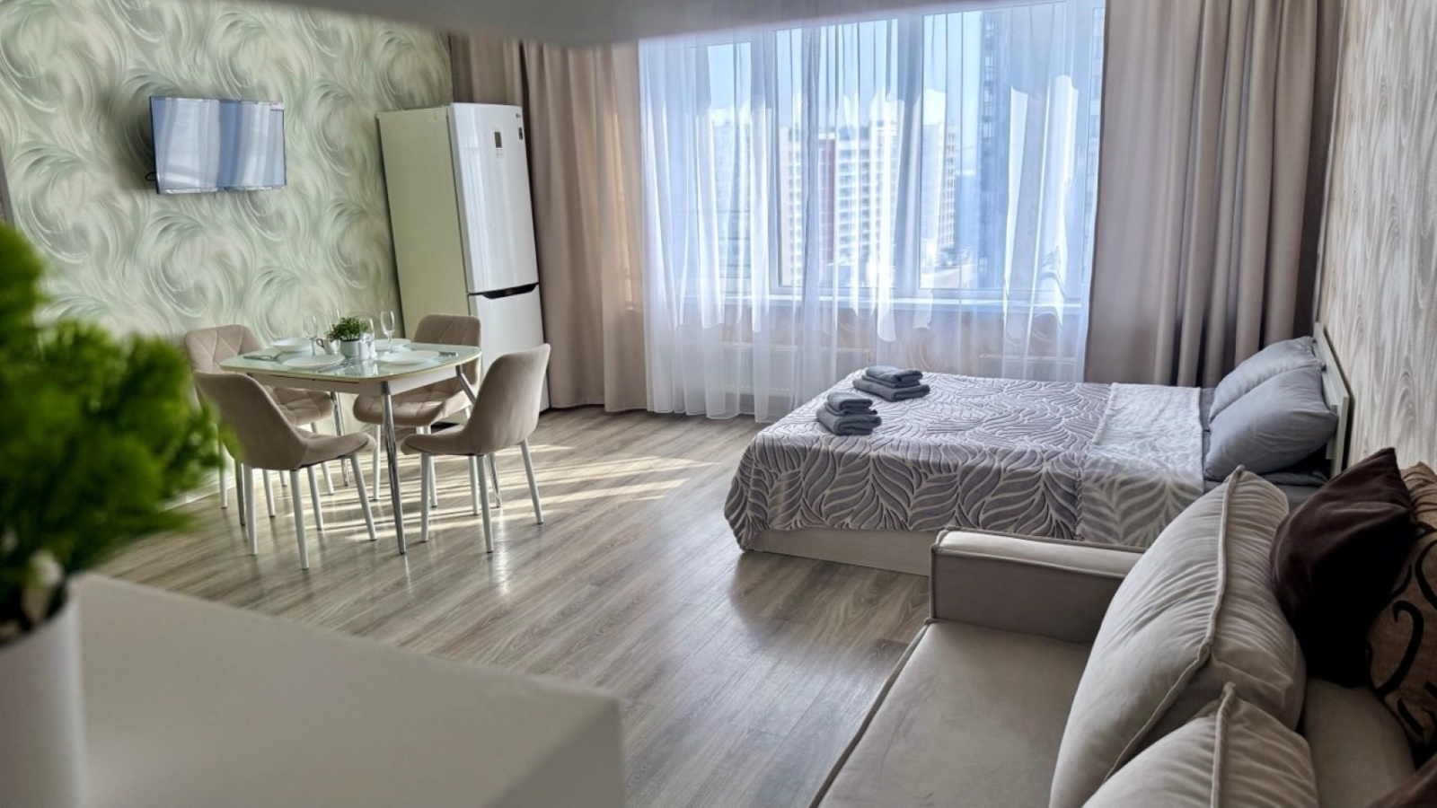 Уютная студия для комфортного проживания