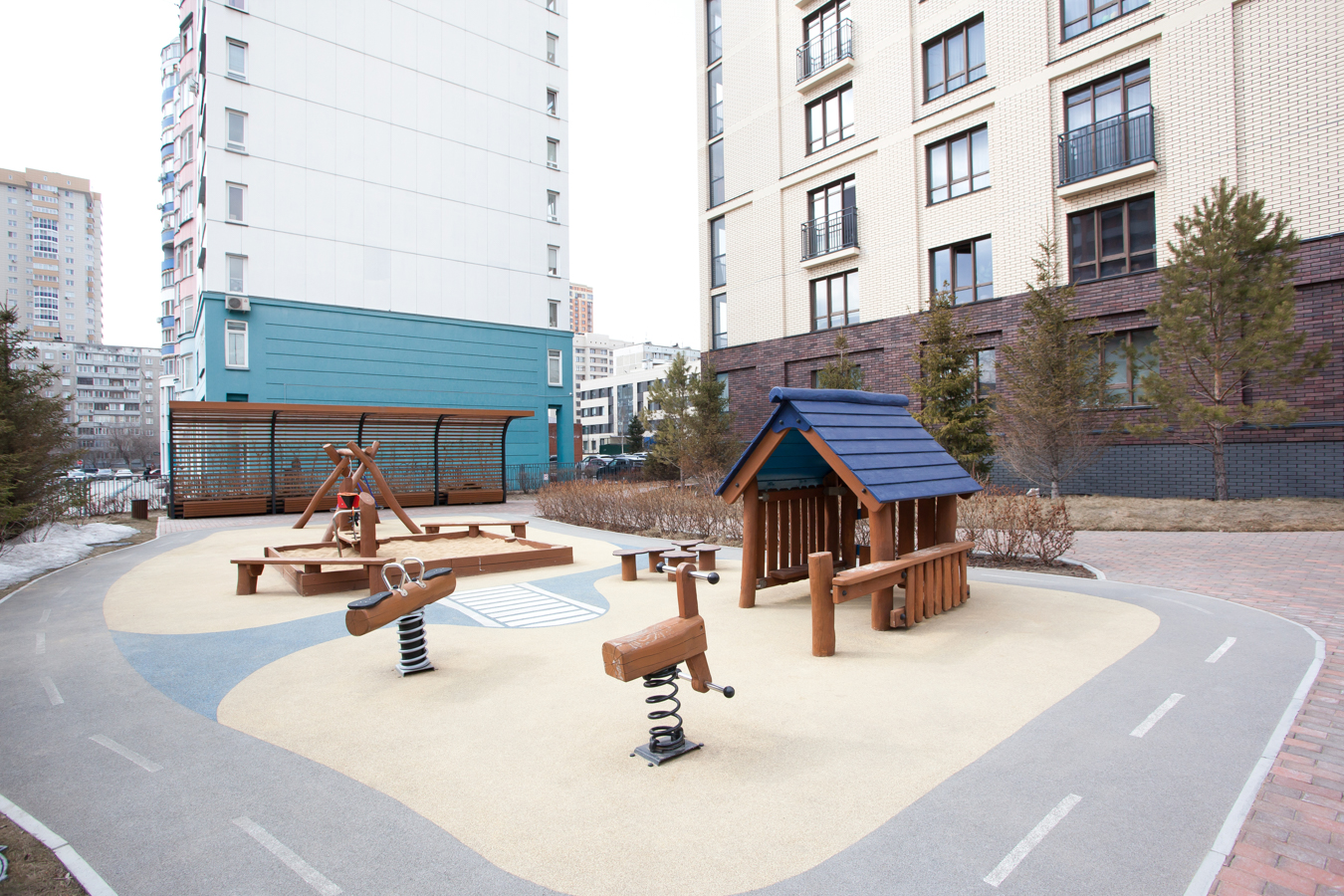 Квартира-студия в доме бизнес-класса в центре Новосибирска 